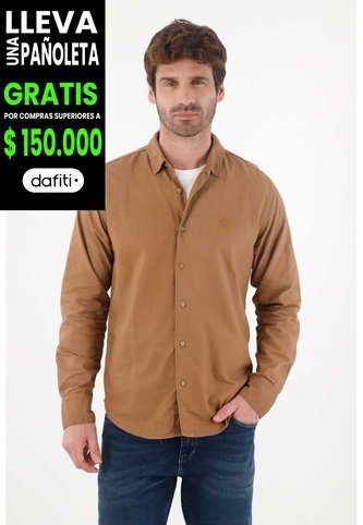 Tennis Camisa Clásica Manga Larga Crudo Para Hombre Tennis