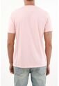 Camiseta Rosada Manga Corta Para Hombre de Tennis