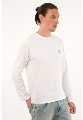 Tennis Tshirt Manga Larga Crudo Para Hombre Tennis