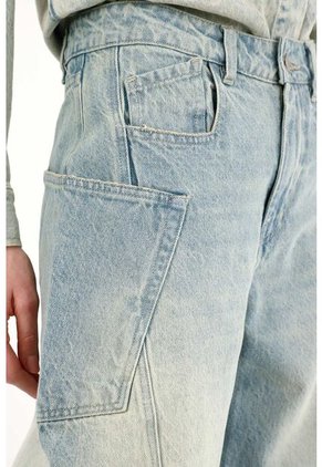 Tennis Jean Horseshoe Tiro Bajo Azul Claro Para Mujer