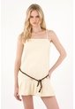 Tennis Vestido Corto En Denim Crudo Para Mujer de Tennis