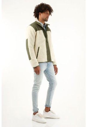 Tennis Chaqueta Verde De Cuello Alto Para Hombre