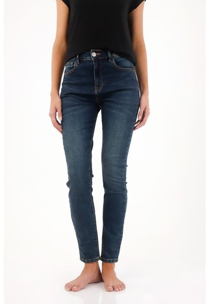 Tennis Jean Jegging Azul Para Mujer