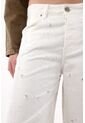Tennis Jean Horseshoe Tiro Bajo Crudo Para Mujer de Tennis