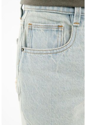 Bermuda En Denim Con Rotos Para Niño