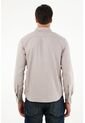 Tennis Camisa De Silueta Clásica Con Raqueta Bordada Gris Para Hombre de Tennis