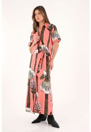 Camisa Con Estampado De Flores Para Mujer