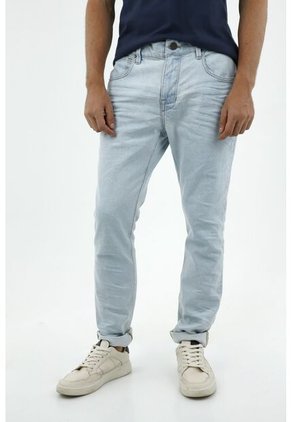 Jean Clásico Azul Claro Para Hombre