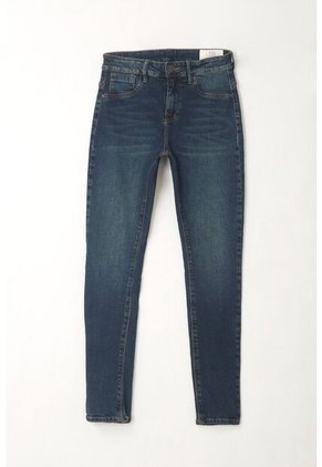 Tennis Jean Super Slim Azul Para Mujer