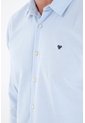 Tennis Camisa Azul Manga Larga Para Hombre de Tennis