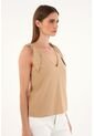Tennis Camisa Crudo De Escote En V Y Tiras Para Mujer de Tennis