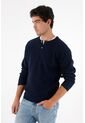 Tennis Buzo Con Botones Azul Para Hombre de Tennis