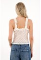 Tennis Camisa Manga Sisa Con Detalle De Ruche Crudo Para Mujer de Tennis