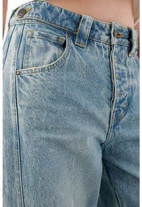 Tennis Jean Horseshoe Con Charretera Decorativa Para Mujer