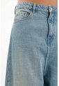 Tennis Jean De Tiro Súper Largo Azul Para Mujer de Tennis