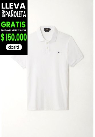 Tennis Polo Blanca Lycra-algodón Para Hombre Tennis
