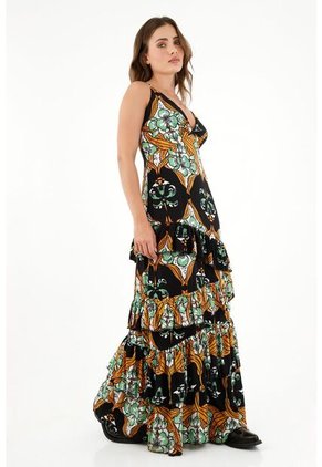 Tennis Vestido Estampado Con Boleros Para Mujer