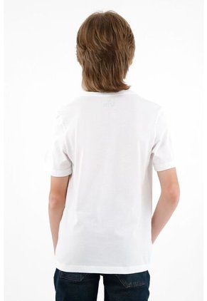 Camiseta Cuello Redondo Estampada Para Niño