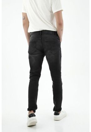Jean Para Hombre Tennis, Jeans Super Skinny Plano Cintura Con Pretina