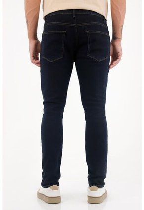 Tennis Jean Skinny Tiro Medio Azul Para Hombre