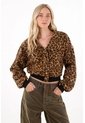 Tennis Buzo Afelpado En Animal Print Para Mujer de Tennis