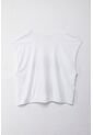 Tennis Camiseta Boxy Fit Con Estampado Blanca Para Mujer de Tennis