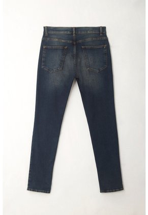 Tennis Jean Azul Super Skinny Con Iluminaciones Para Hombre