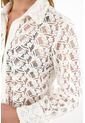 Tennis Camisa Crudo Tejida Para Mujer de Tennis