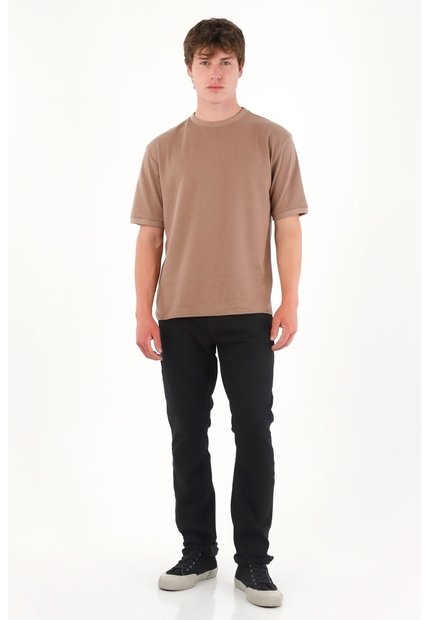Tennis Jean Nudy Black Denim Para Hombre