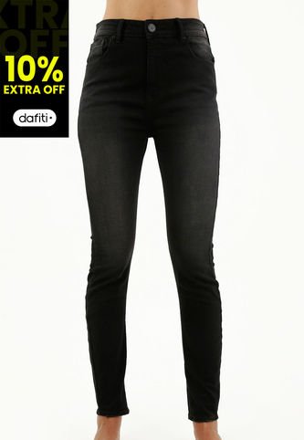 Jean Jegging Negro Para Mujer Tennis