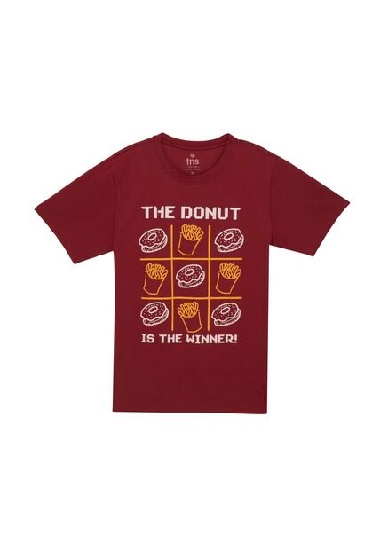 Tennis Camiseta Básica Manga Corta Roja Para Hombre