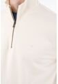Tennis Buzo Regular Fit Con Media Cremallera En Algodón Beige Para Hombre de Tennis