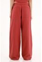 Tennis Pantalón Recto Con Manualidad Rojo Para Mujer de Tennis