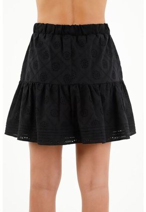 Falda Negra Corta Para Mujer