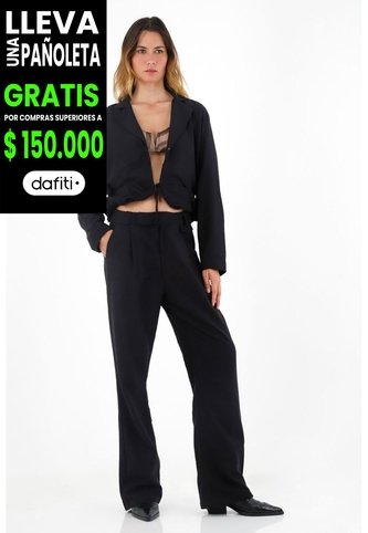 Tennis Chaqueta Con Sesgo En Ruedo Negra Para Mujer Tennis