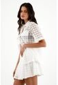 Tennis Camisa Blanca En Ojalillo Para Mujer de Tennis
