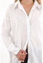 Tennis Camisa Manga Larga Oversized Blanca Para Mujer de Tennis