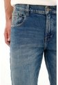 Tennis Jean Nudy Con Efecto Craquelado Azul Para Hombre de Tennis