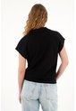 Tennis Camiseta Negra En Jersey Para Mujer de Tennis