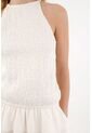 Tennis Vestido Corto Con Cuello Alto Para Mujer de Tennis
