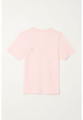 Camiseta Con Estampado En Algodón 100% Rosada Para Niño