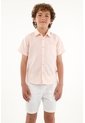 Camisa Rosada De Botones Para Niño de Tennis