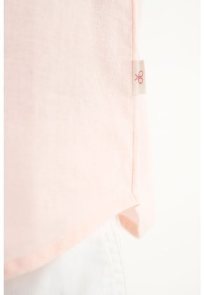 Camisa Rosada De Botones Para Niño