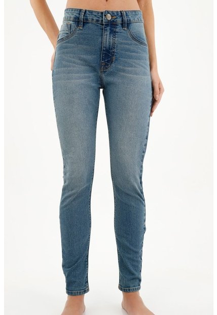 Tennis Jean Super Slim  Azul Para Mujer