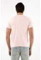 Camiseta Rosada Cuello Redondo Para Hombre de Tennis