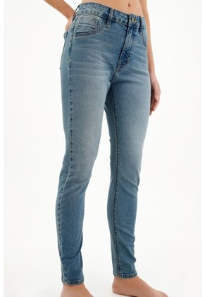 Tennis Jean Super Slim  Azul Para Mujer