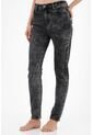Tennis Jean Slim Negro Para Mujer de Tennis