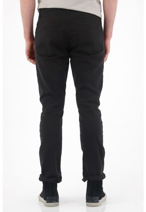 Tennis Pantalón Clásico Con Mini Raqueta Negro Para Hombre