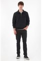 Tennis Pantalón Clásico Con Mini Raqueta Negro Para Hombre de Tennis
