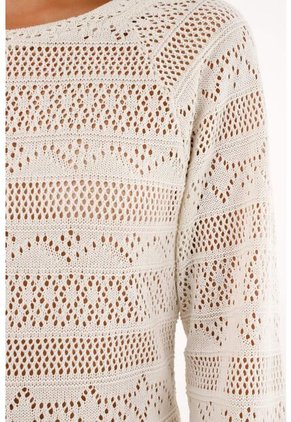 Tennis Buzo Crudo Con Diseño Tipo Crochet Para Mujer